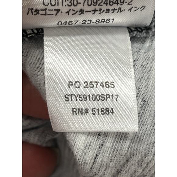 Patagonia Laurel Ridge Sun Dress Medium Gray Floral Stretch Comfort Athletic - Picture 9 of 13